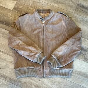 Men's Premium Tan Suede Field Jacket